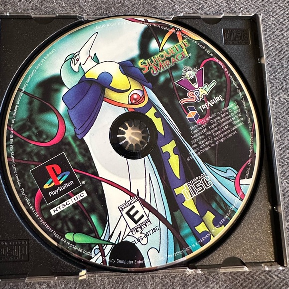 PlayStation E rated Action game Silhouette Mirage disc only